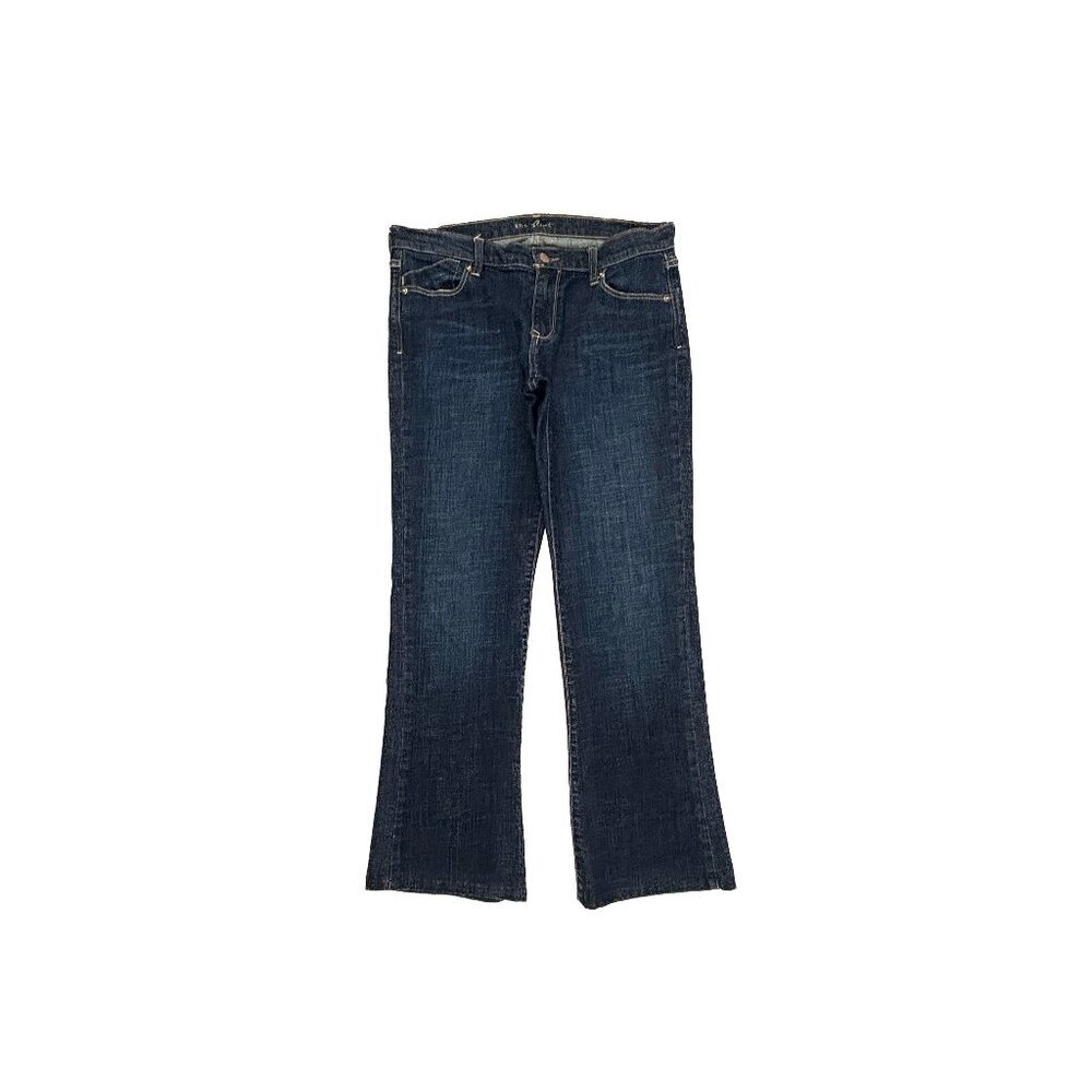 Old Navy The Flirt Bootcut Women's size 8P Dark Wash Blue Denim Jeans